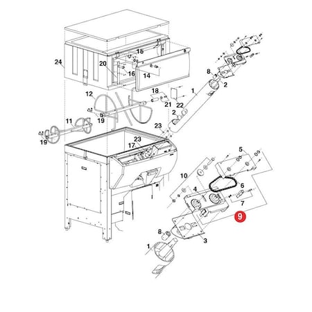 Follett Transmission, Auger Driv E 00110163